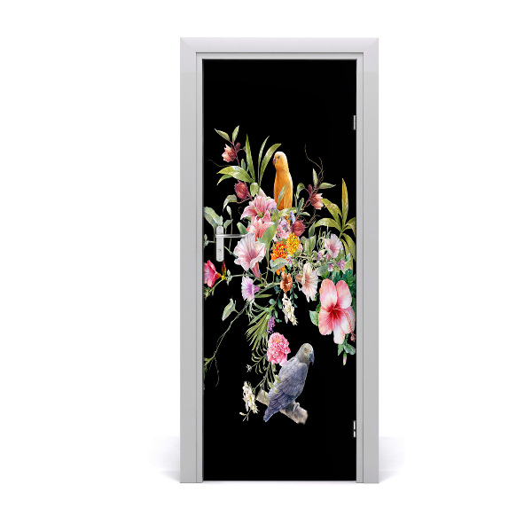Sticker de porte Motif hawaïen