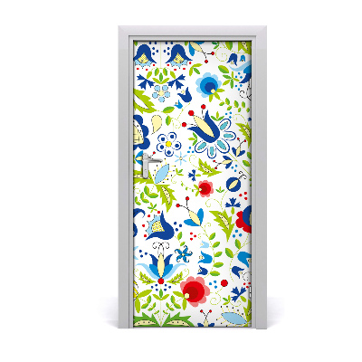 Autocollant de porte Motif ethnique