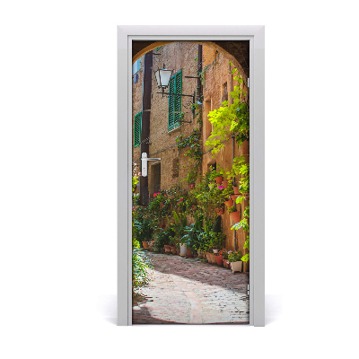 Autocollant porte Ancienne rue