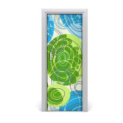 Sticker porte Abstraction