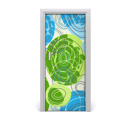 Sticker porte Abstraction