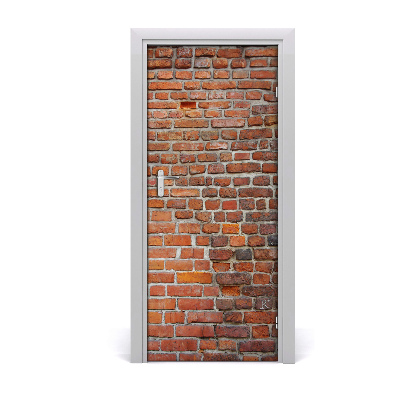 Stickers porte interieur Mur de briques