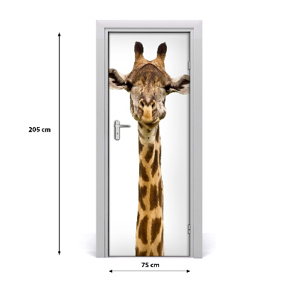 Sticker porte Girafe