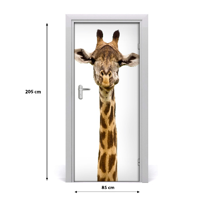 Sticker porte Girafe