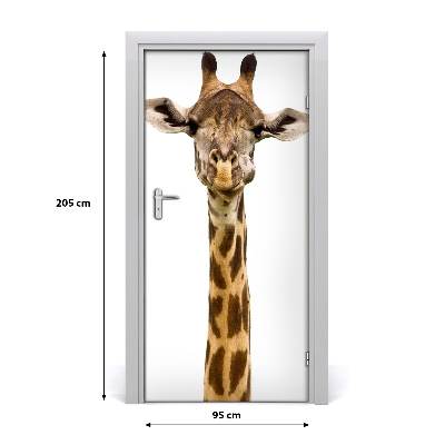 Sticker porte Girafe