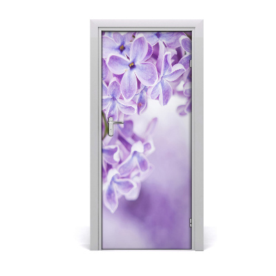 Sticker de porte Fleurs lilas