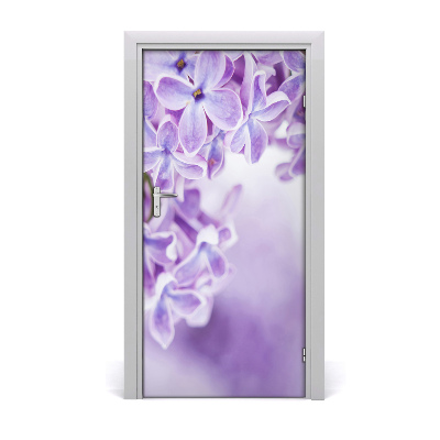 Sticker de porte Fleurs lilas