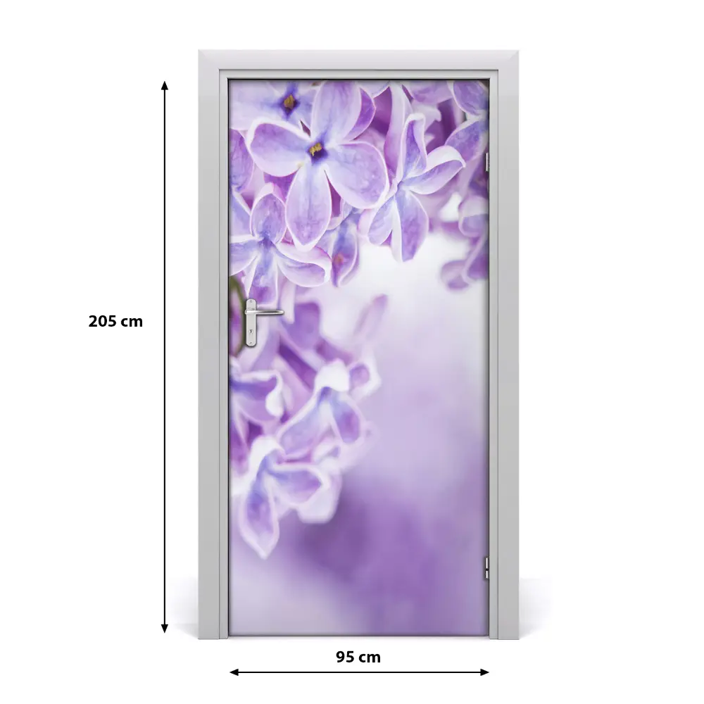Autocollant Mural Tulup - Motif Orchidée Rose - 75x205 Cm - Sticker Porte Ou Mur - Style Moderne