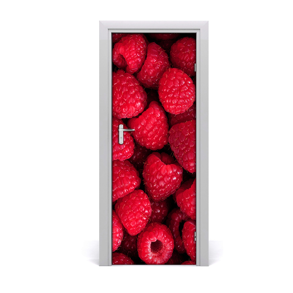 Autocollant de porte Framboises