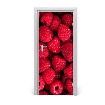 Autocollant de porte Framboises