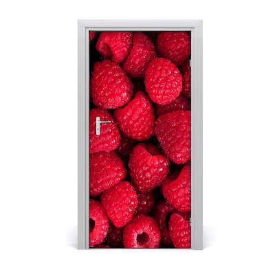 Autocollant de porte Framboises