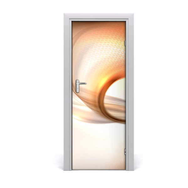Sticker porte Abstrait