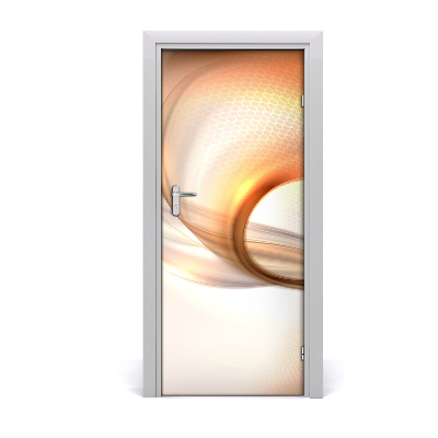 Sticker porte Abstrait