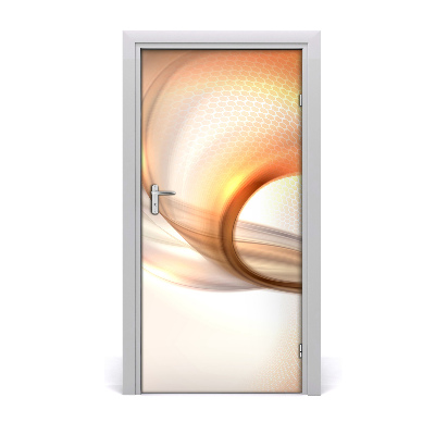 Sticker porte Abstrait