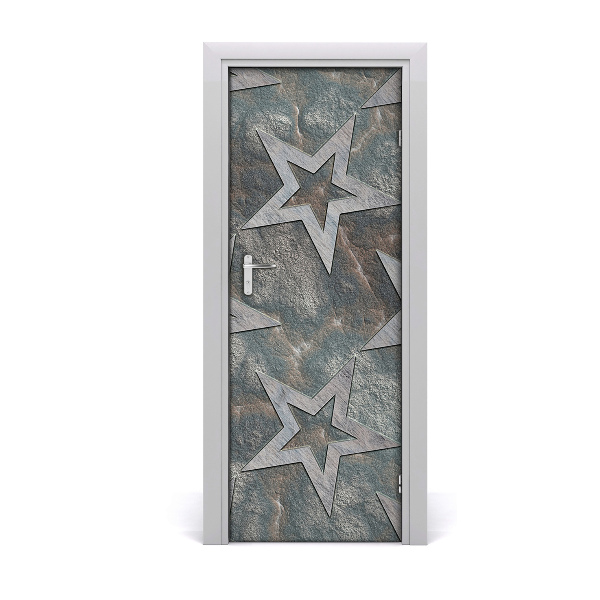 Sticker porte Star pierre