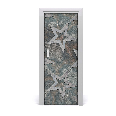Sticker porte Star pierre
