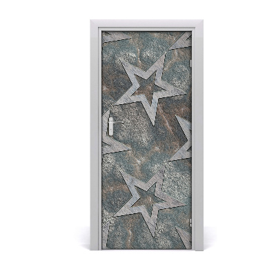 Sticker porte Star pierre