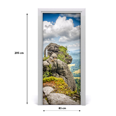 Autocollant de porte Szczeliniec wielki
