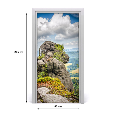 Autocollant de porte Szczeliniec wielki