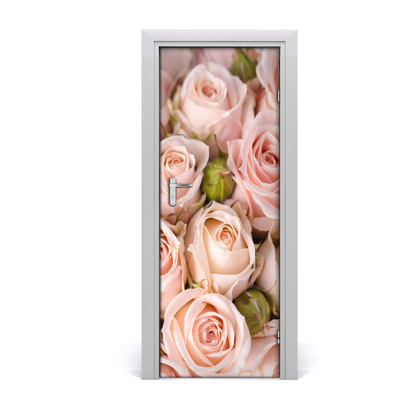 Sticker de porte Bouquet de roses