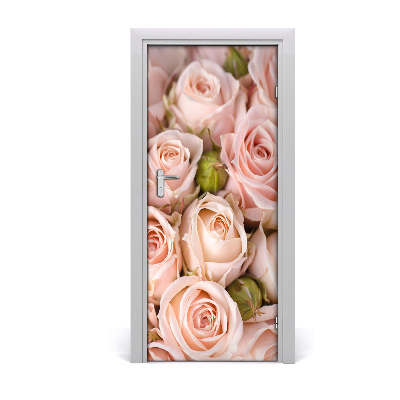 Sticker de porte Bouquet de roses