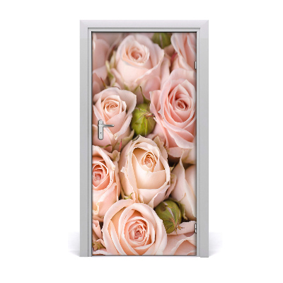 Sticker de porte Bouquet de roses