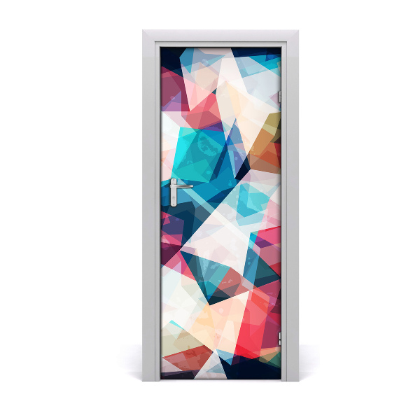Sticker porte Mosaïque abstraite