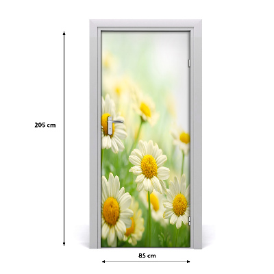 Sticker de porte Marguerites