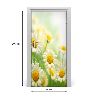 Sticker de porte Marguerites