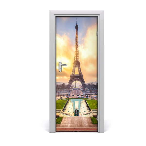Stickers porte interieur Tour eiffel