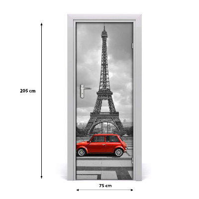 Stickers porte interieur Voiture tour eiffel