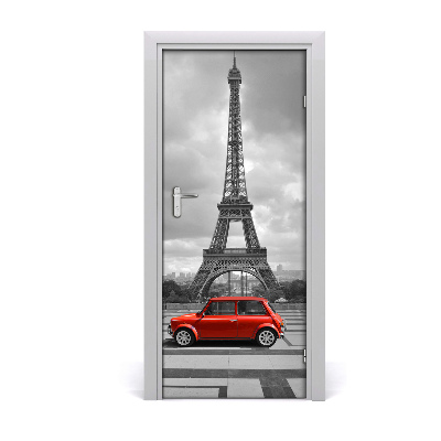 Stickers porte interieur Voiture tour eiffel