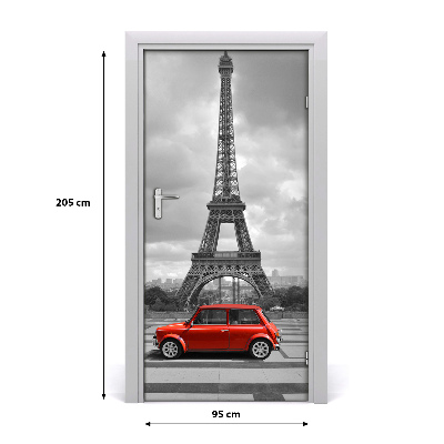 Stickers porte interieur Voiture tour eiffel