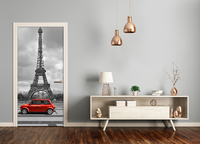 Stickers porte interieur Voiture tour eiffel