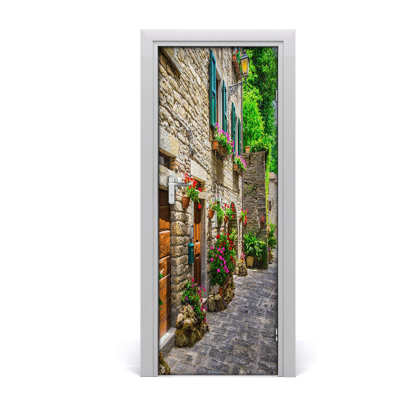 Stickers porte interieur Charmante rue