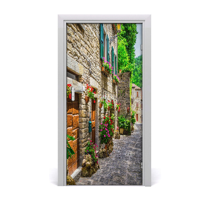 Stickers porte interieur Charmante rue