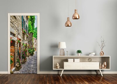 Stickers porte interieur Charmante rue