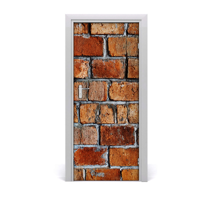 Stickers porte interieur Mur de briques