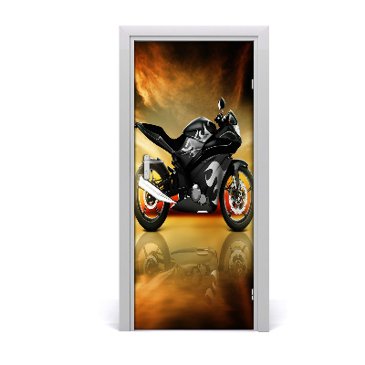 Stickers porte interieur Sport moto