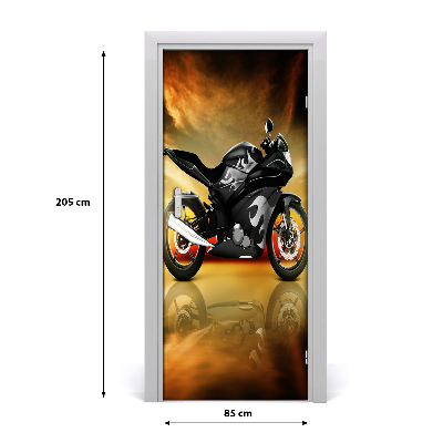 Stickers porte interieur Sport moto