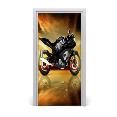 Stickers porte interieur Sport moto