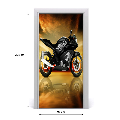 Stickers porte interieur Sport moto