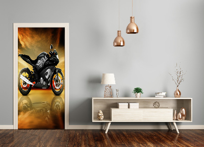 Stickers porte interieur Sport moto