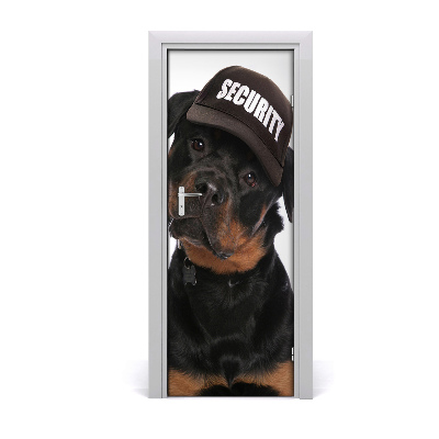 Sticker porte Rottweiler