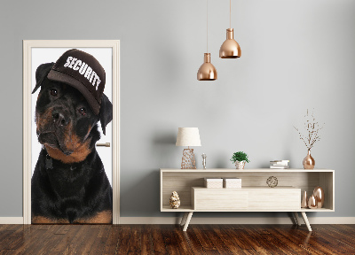 Sticker porte Rottweiler