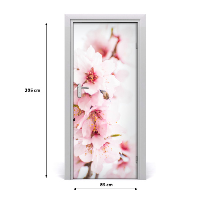 Sticker de porte Fleurs aux amandes
