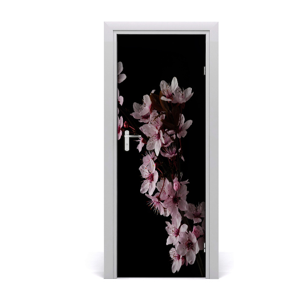 Sticker de porte Fleurs de cerisier