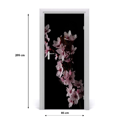 Sticker de porte Fleurs de cerisier