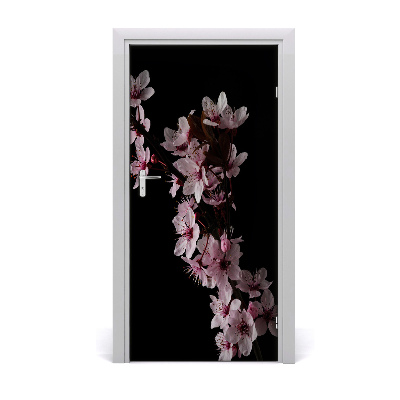 Sticker de porte Fleurs de cerisier