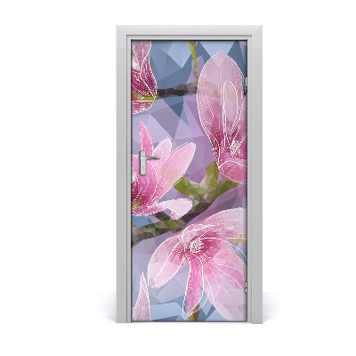 Autocollant de porte Magnolia